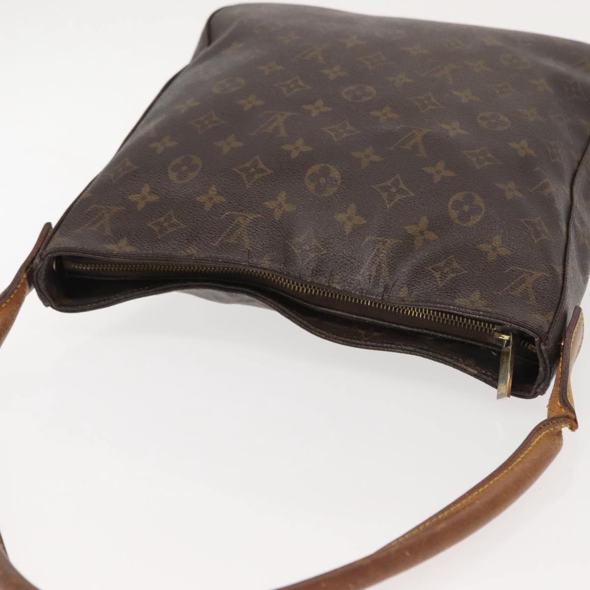 LOUIS VUITTON Monogram Looping GM Shoulder Bag M51145 LV Auth gh1039
