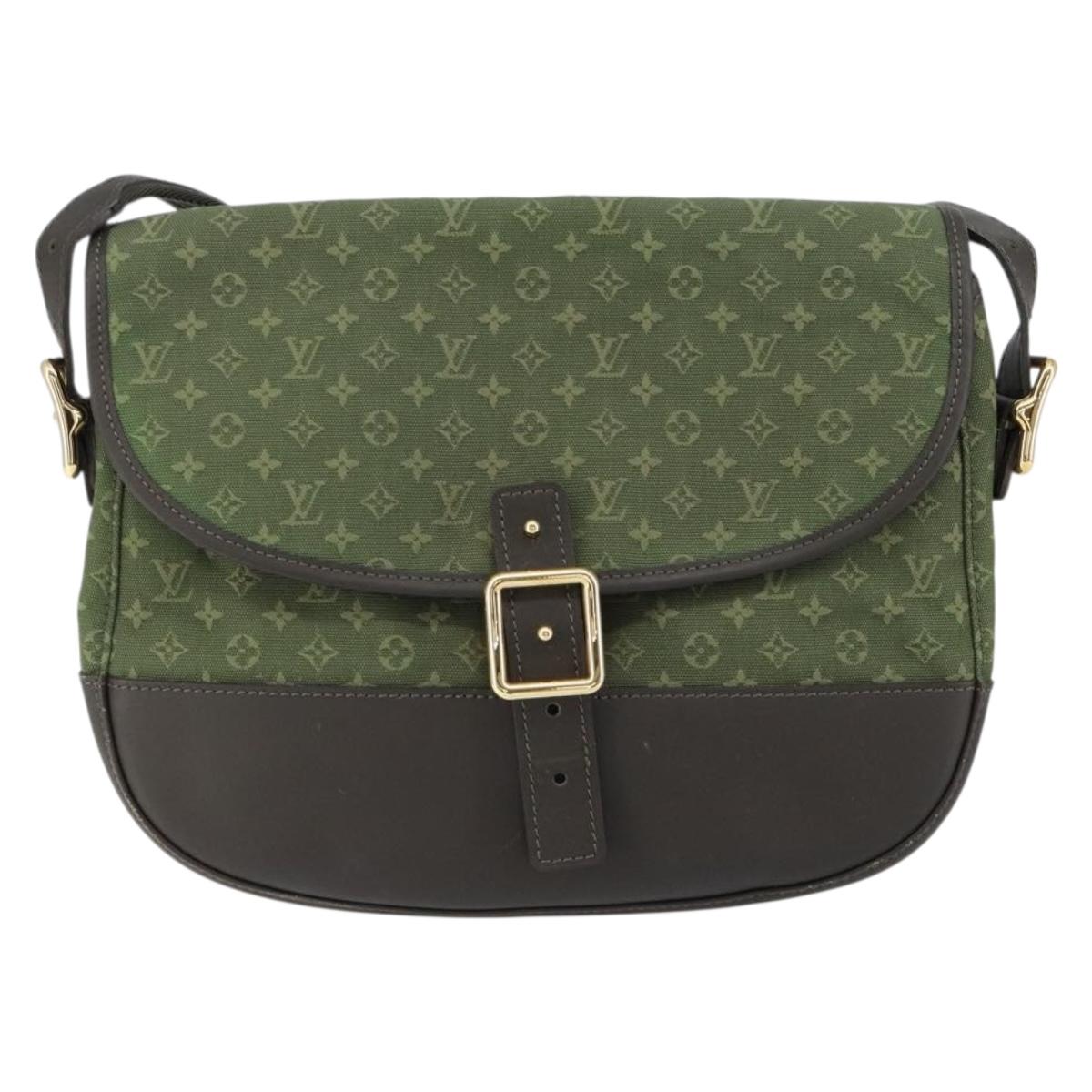 LOUIS VUITTON Monogram Mini Belanger Shoulder Bag TST Khaki M92673 Auth gh1045