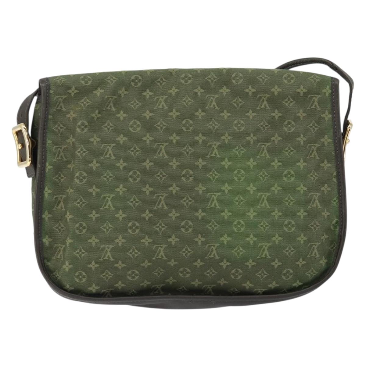 LOUIS VUITTON Monogram Mini Belanger Shoulder Bag TST Khaki M92673 Auth gh1045