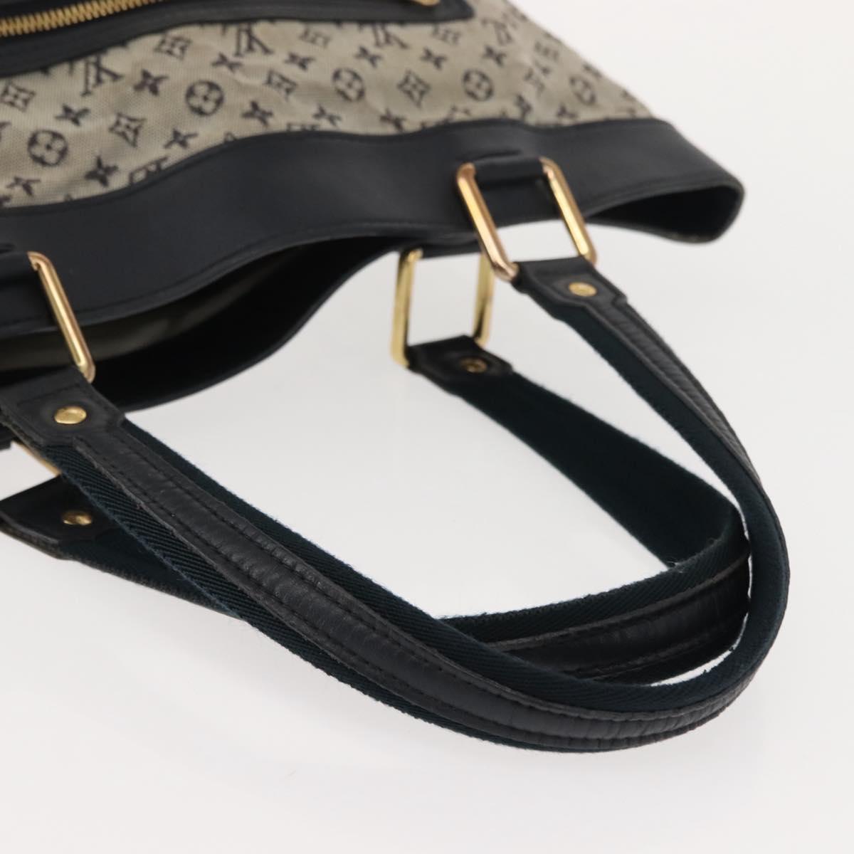 LOUIS VUITTON Monogram Mini Lucille GM Tote Bag Blue M92675 LV Auth gh1046