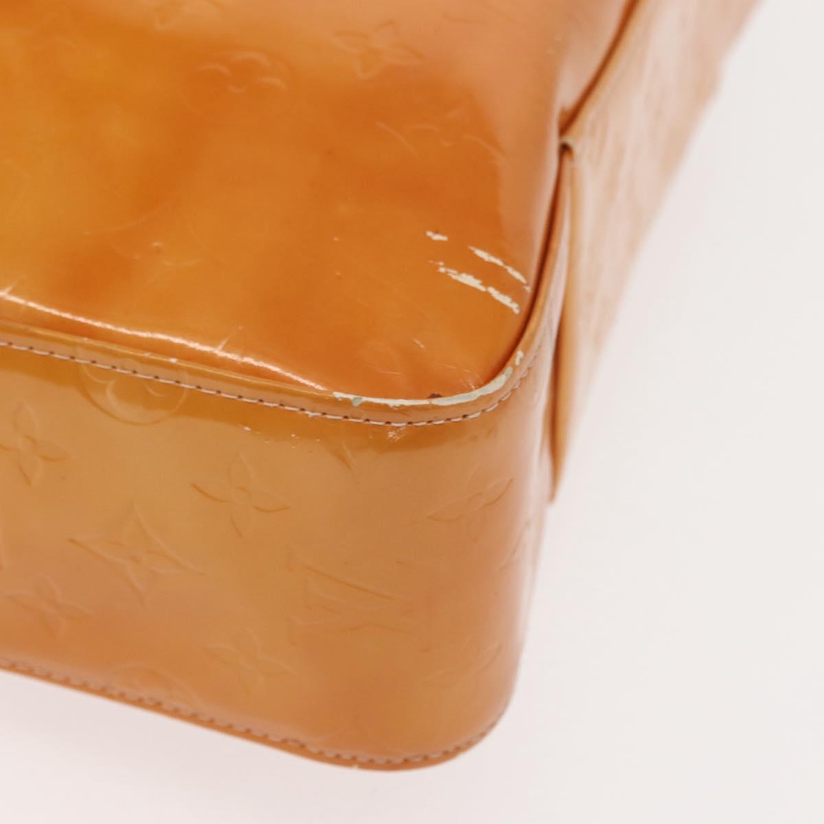 LOUIS VUITTON Monogram Vernis Columbus Bag Marshmallow Pink M91032 Auth gh1050