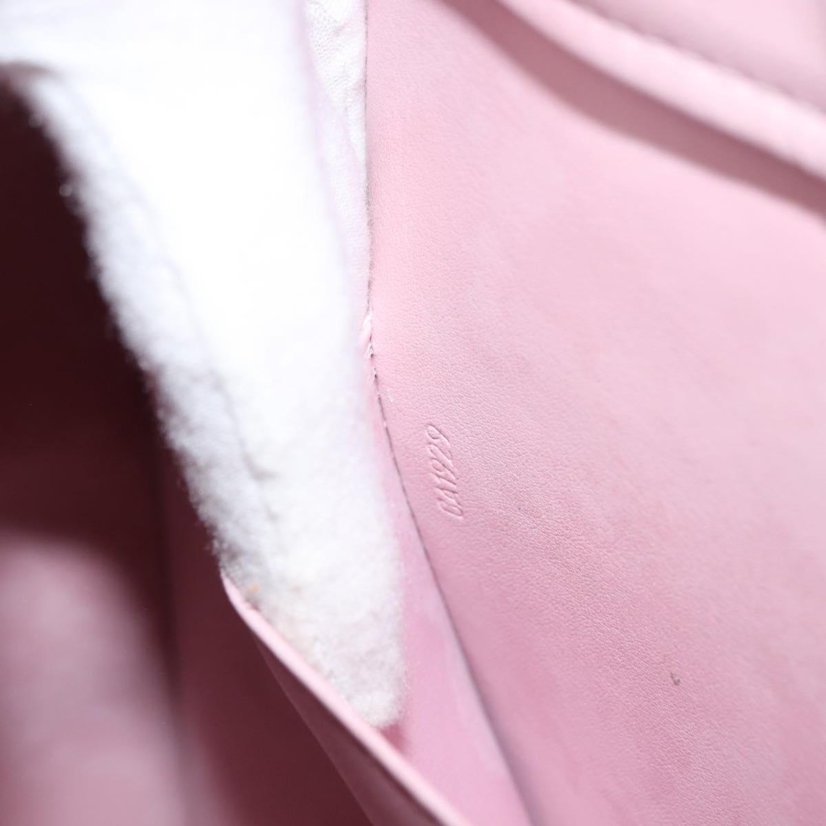 LOUIS VUITTON Monogram Vernis Columbus Bag Marshmallow Pink M91032 Auth gh1050