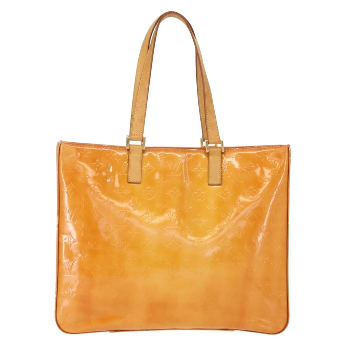 LOUIS VUITTON Monogram Vernis Columbus Bag Marshmallow Pink M91032 Auth gh1050