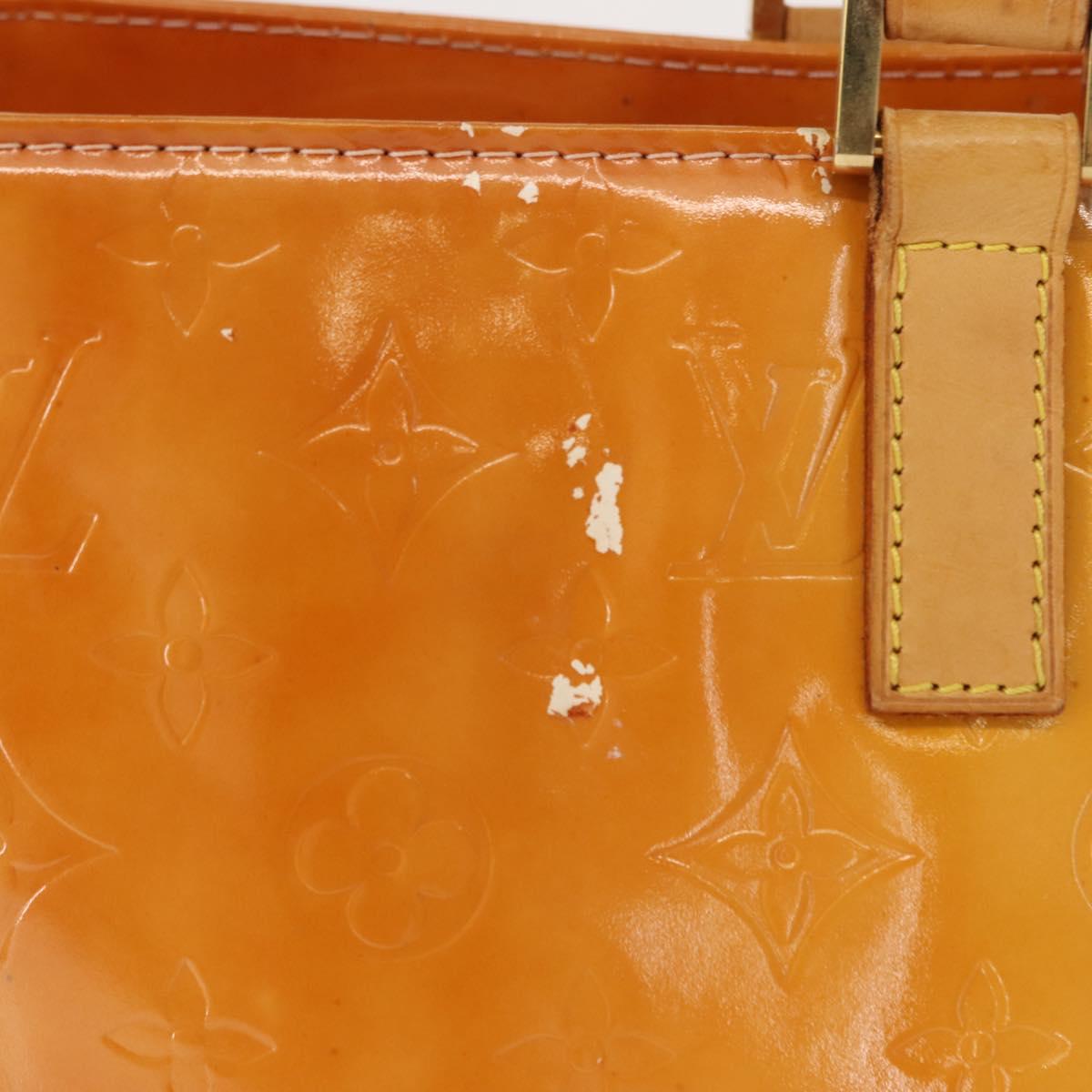 LOUIS VUITTON Monogram Vernis Columbus Bag Marshmallow Pink M91032 Auth gh1050