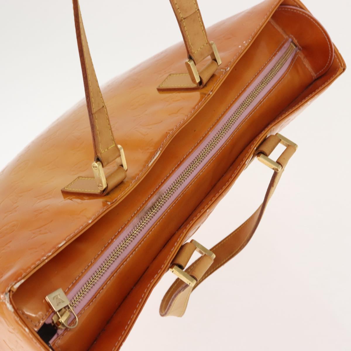 LOUIS VUITTON Monogram Vernis Columbus Bag Marshmallow Pink M91032 Auth gh1050