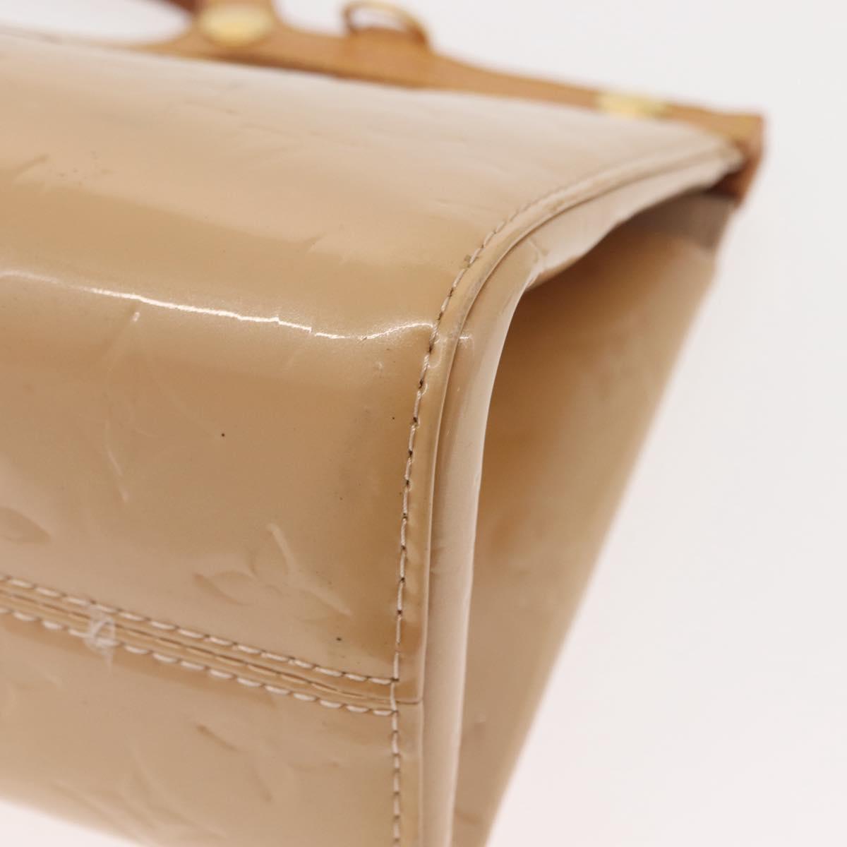 LOUIS VUITTON Vernis Roxbury Drive Bag 2Way Rose flow lantern M91391 Auth gh1053