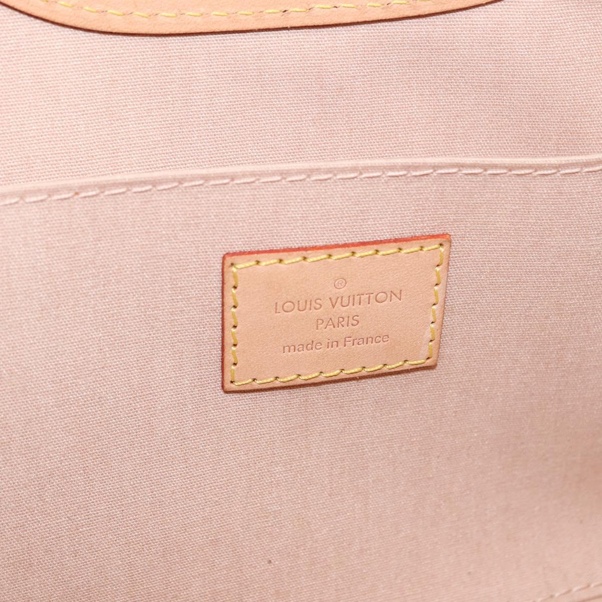 LOUIS VUITTON Vernis Roxbury Drive Bag 2Way Rose flow lantern M91391 Auth gh1053