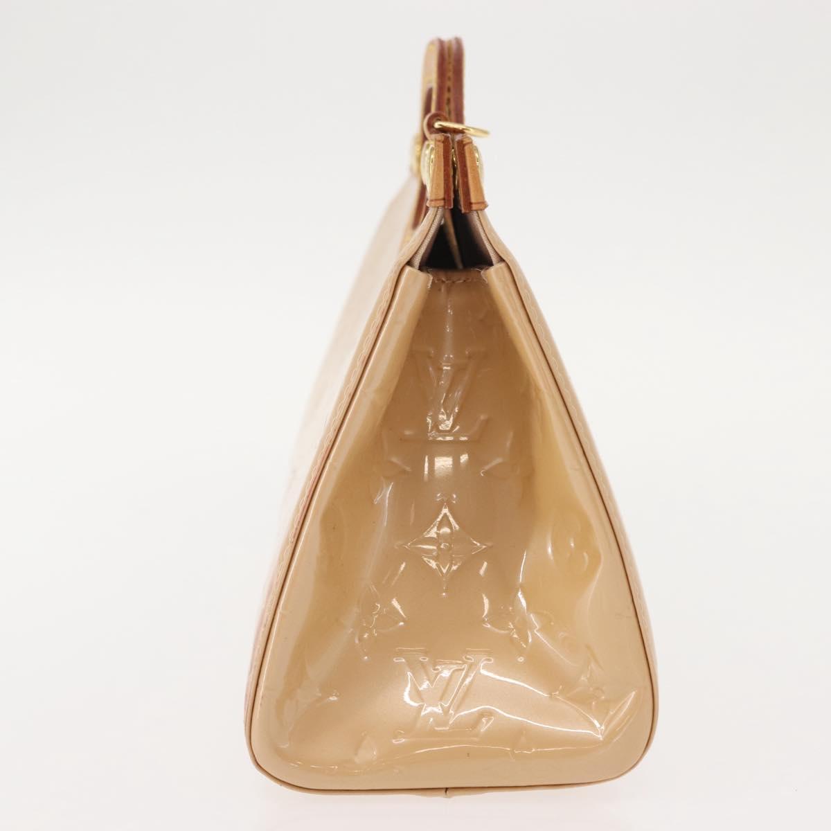 LOUIS VUITTON Vernis Roxbury Drive Bag 2Way Rose flow lantern M91391 Auth gh1053