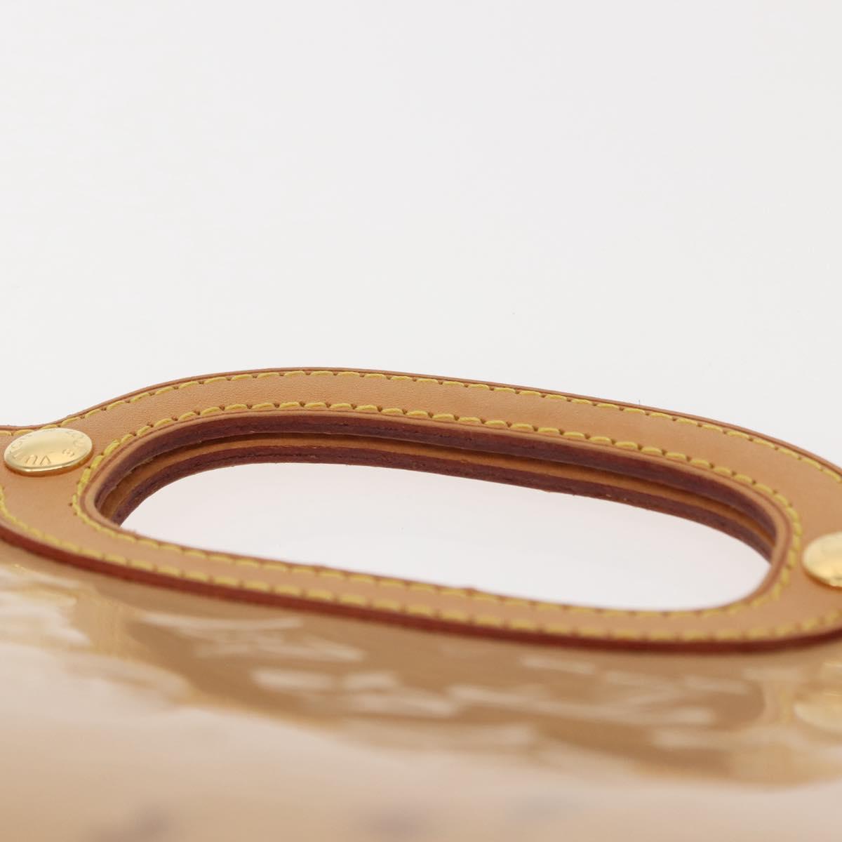 LOUIS VUITTON Vernis Roxbury Drive Bag 2Way Rose flow lantern M91391 Auth gh1053