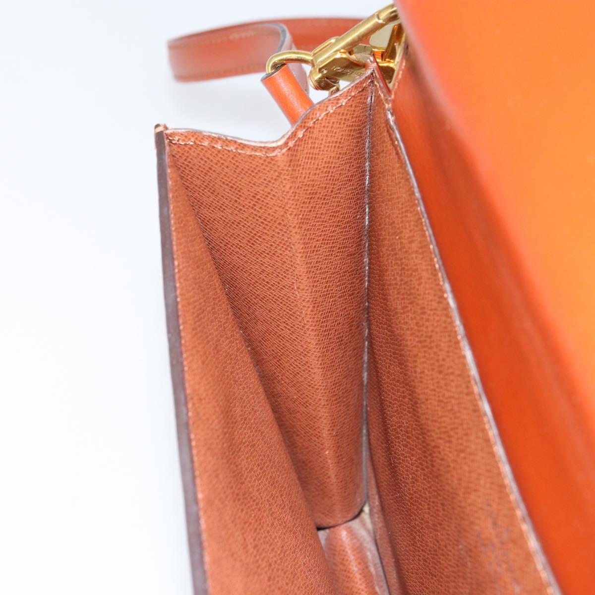 LOUIS VUITTON Epi Grenel Shoulder Bag Brown Kenya M52363 LV Auth gh1061