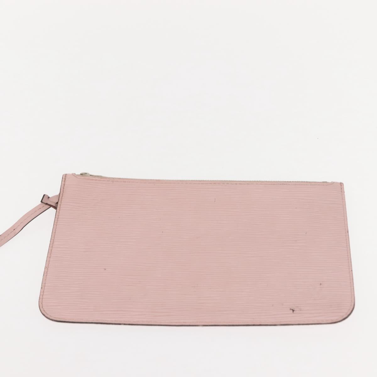 LOUIS VUITTON Epi Neverfull MM Tote Bag Rose Claire M41091 LV Auth gh1062