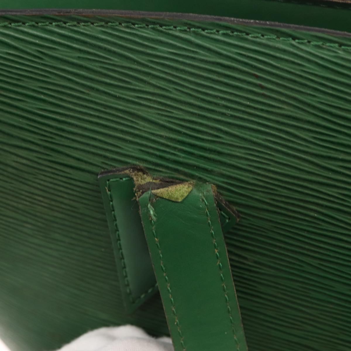 LOUIS VUITTON Epi Saint Jacques Shopping Shoulder Bag Green M52264 Auth gh1063