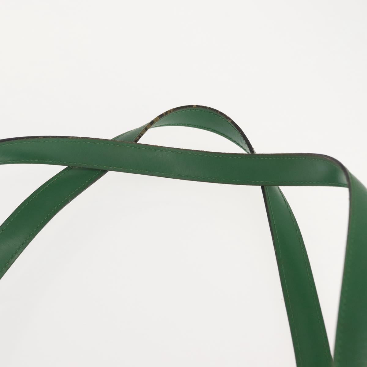 LOUIS VUITTON Epi Saint Jacques Shopping Shoulder Bag Green M52264 Auth gh1063