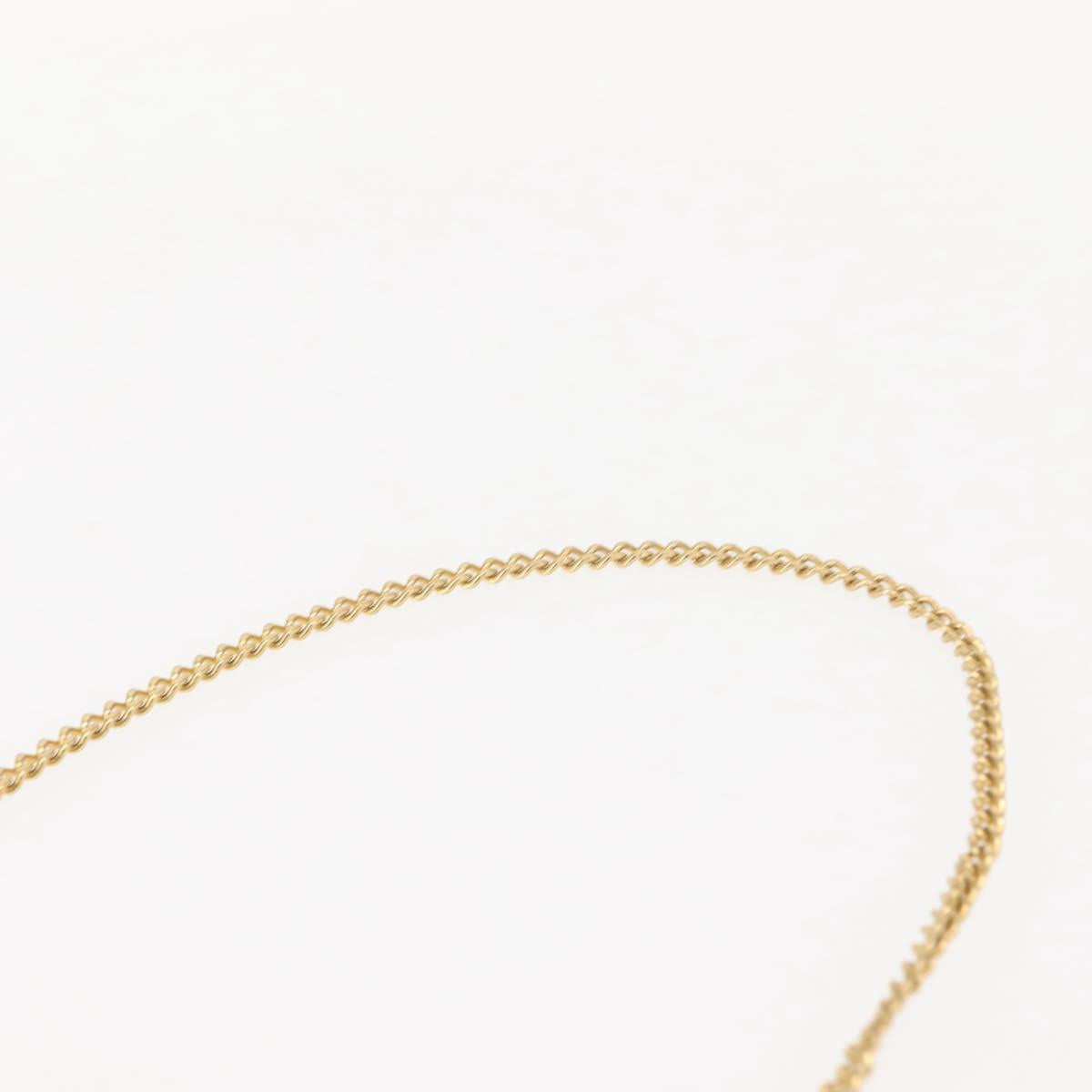 Christian Dior Trotter Canvas Chain Shoulder Bag Black Gold Auth gh1096