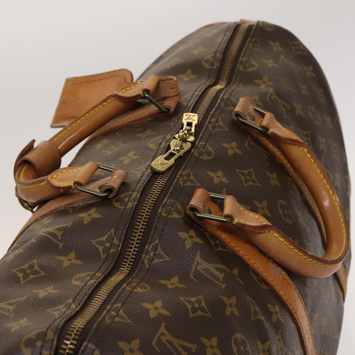 LOUIS VUITTON Monogram Keepall 50 Boston Bag M41426 LV Auth gh110