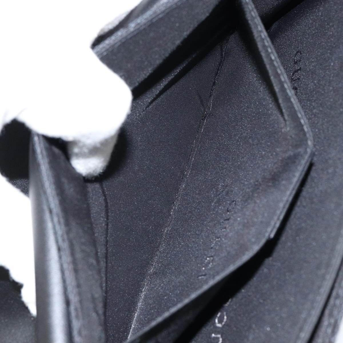 GUCCI GG Canvas Shoulder Bag Black Silver 001 3815 Auth gh1129