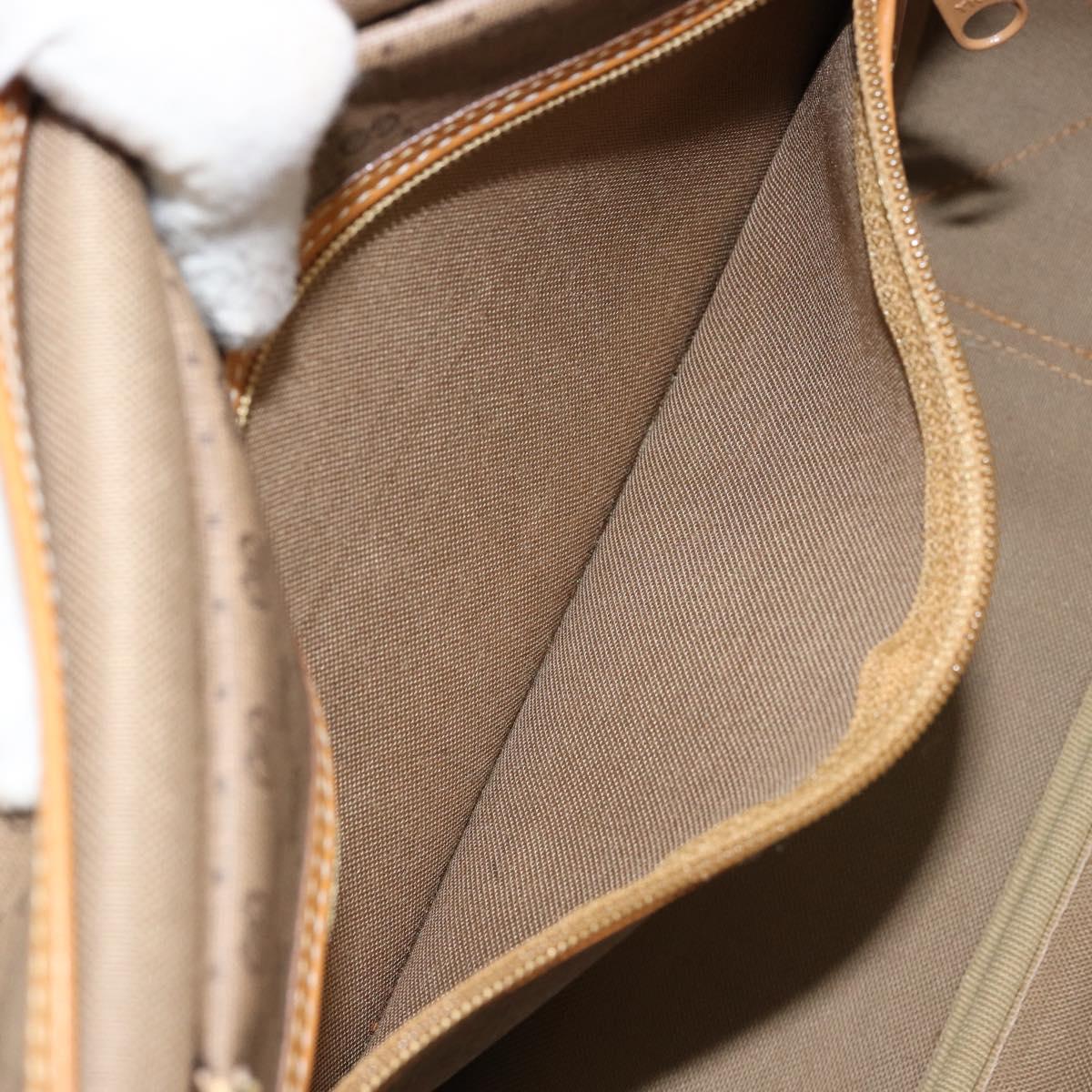 GUCCI Micro GG Supreme Web Sherry Line Bag PVC Beige 019 39 0151 Auth gh1131