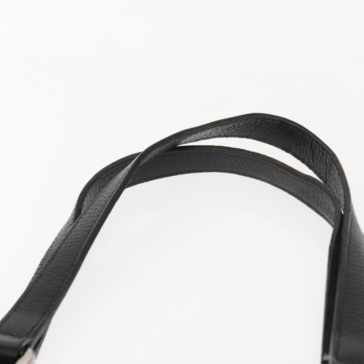 GUCCI GG Canvas Abbey Tote Bag Outlet Black Silver 268639 Auth gh1141