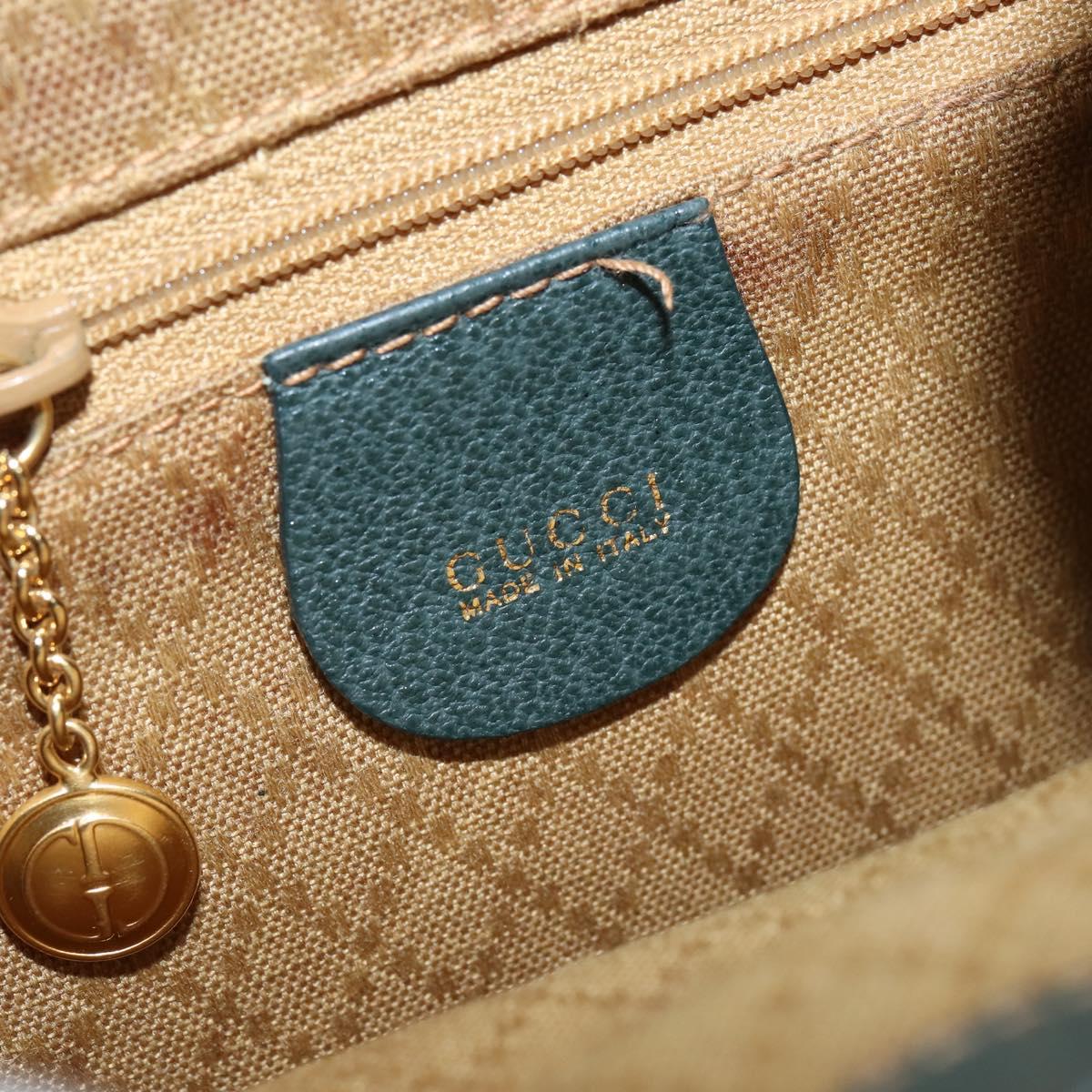 GUCCI Bamboo Backpack Suede Khaki Gold 003 58 0030 Auth gh1145