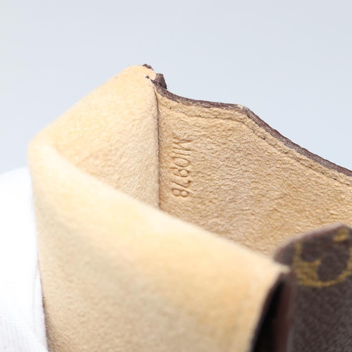 LOUIS VUITTON Monogram Etui Lunette Rabat Glasses Case M62970 LV Auth gh1168