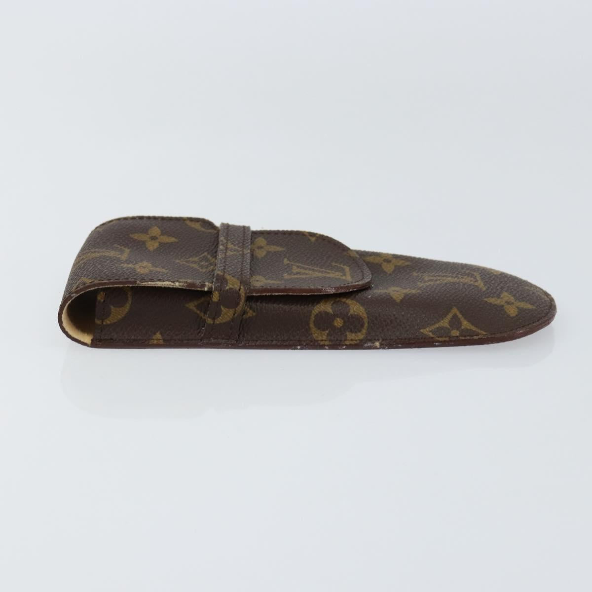 LOUIS VUITTON Monogram Etui Lunette Rabat Glasses Case M62970 LV Auth gh1168