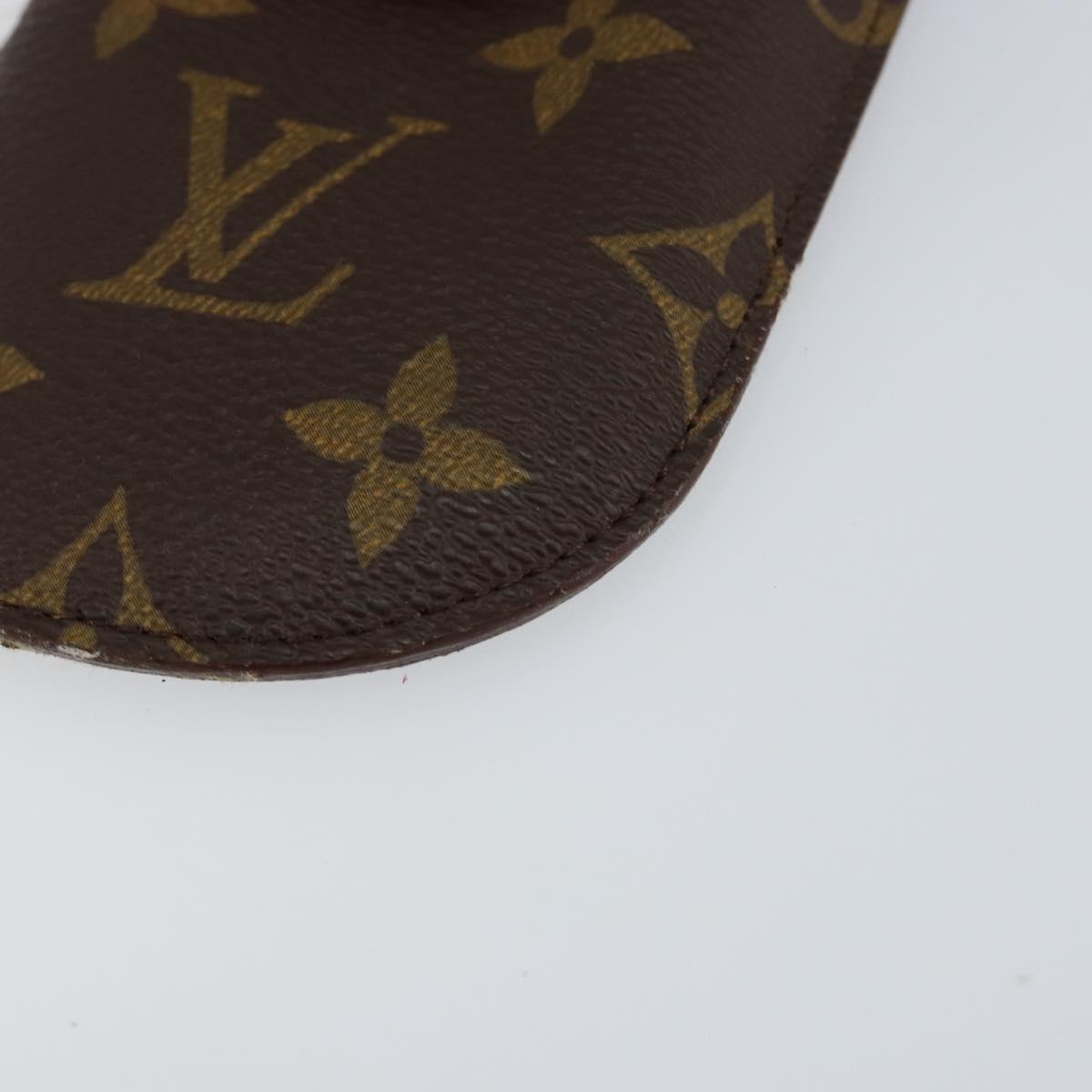 LOUIS VUITTON Monogram Etui Lunette Rabat Glasses Case M62970 LV Auth gh1168