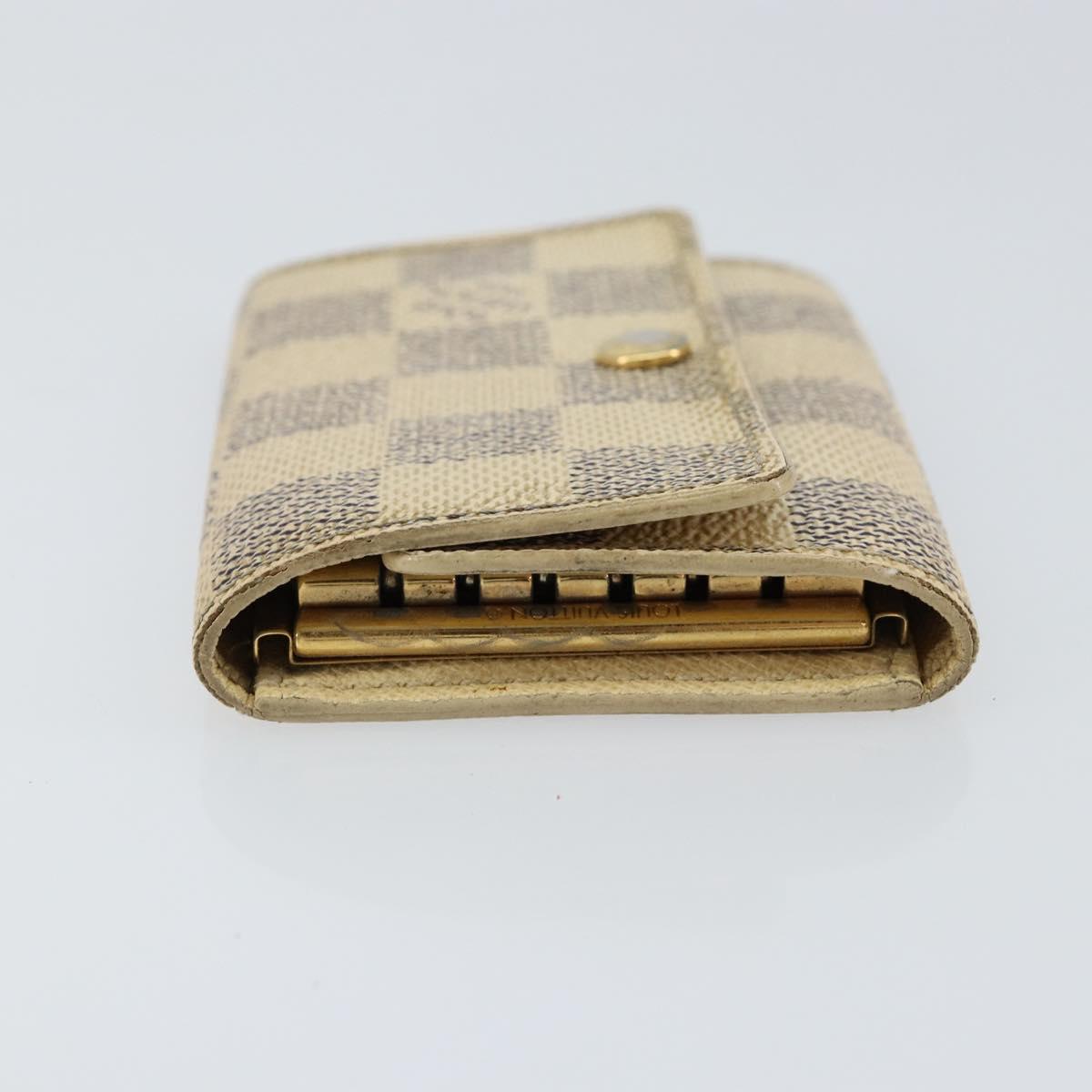 LOUIS VUITTON Damier Azur Multicles 6 Key Case N61745 LV Auth gh1172
