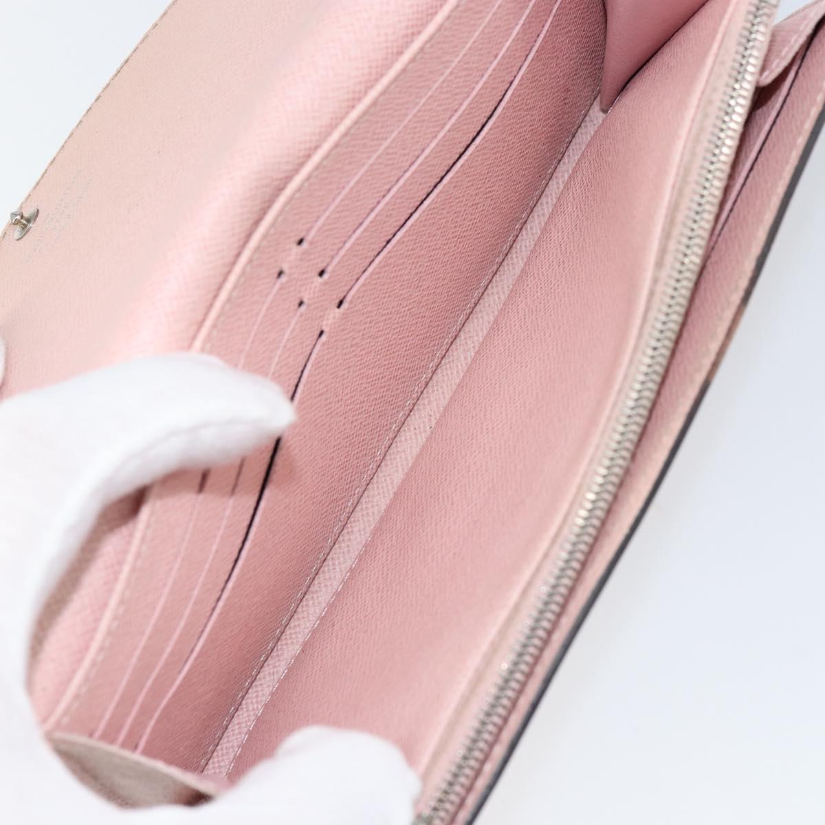 LOUIS VUITTON Epi Portefeuille Sarah Wallet Pink Rose Claire M60602 Auth gh1173