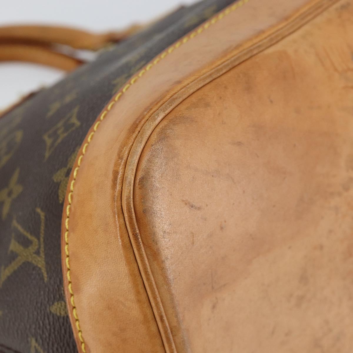 LOUIS VUITTON Monogram Alma Hand Bag M51130 LV Auth gh1185