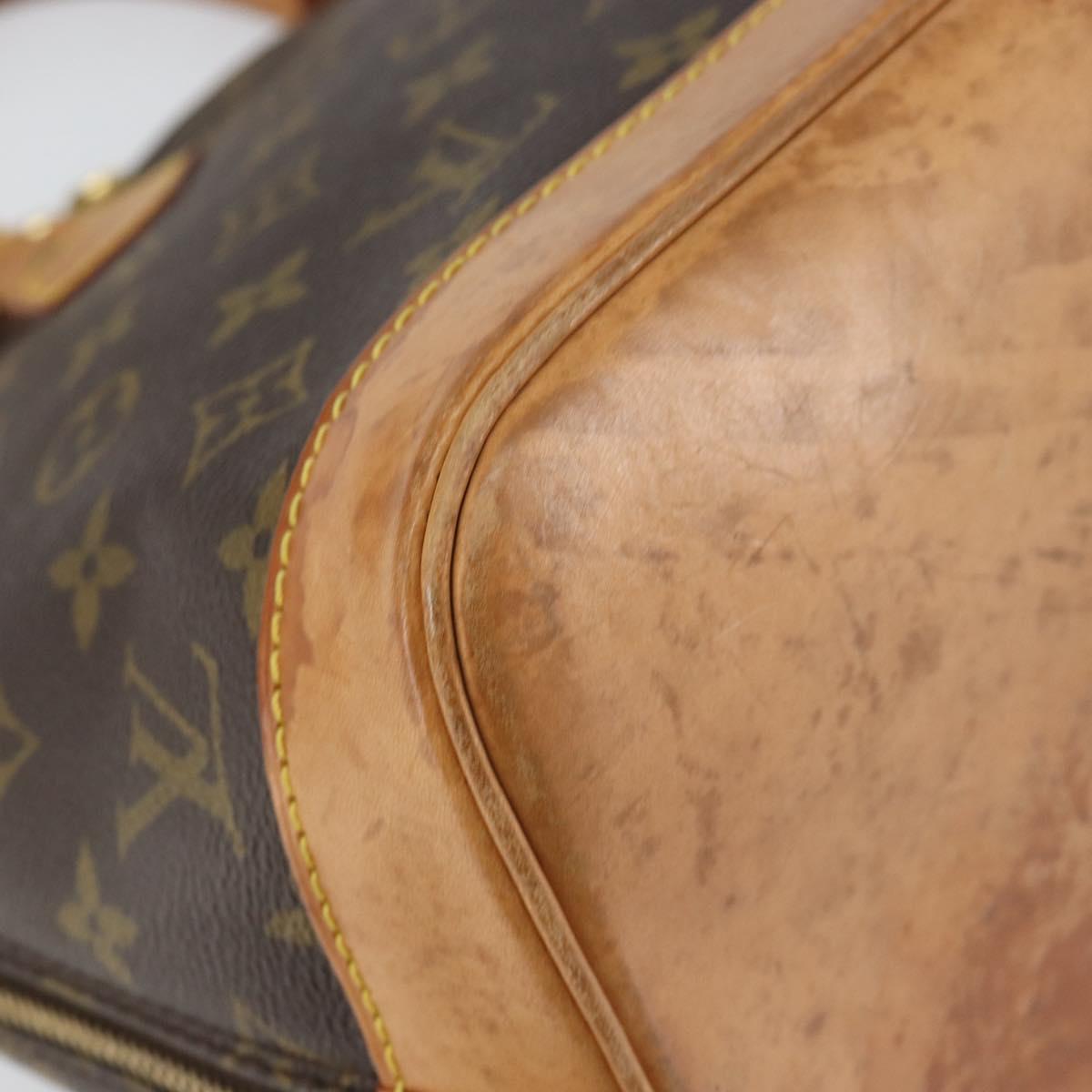 LOUIS VUITTON Monogram Alma Hand Bag M51130 LV Auth gh1185
