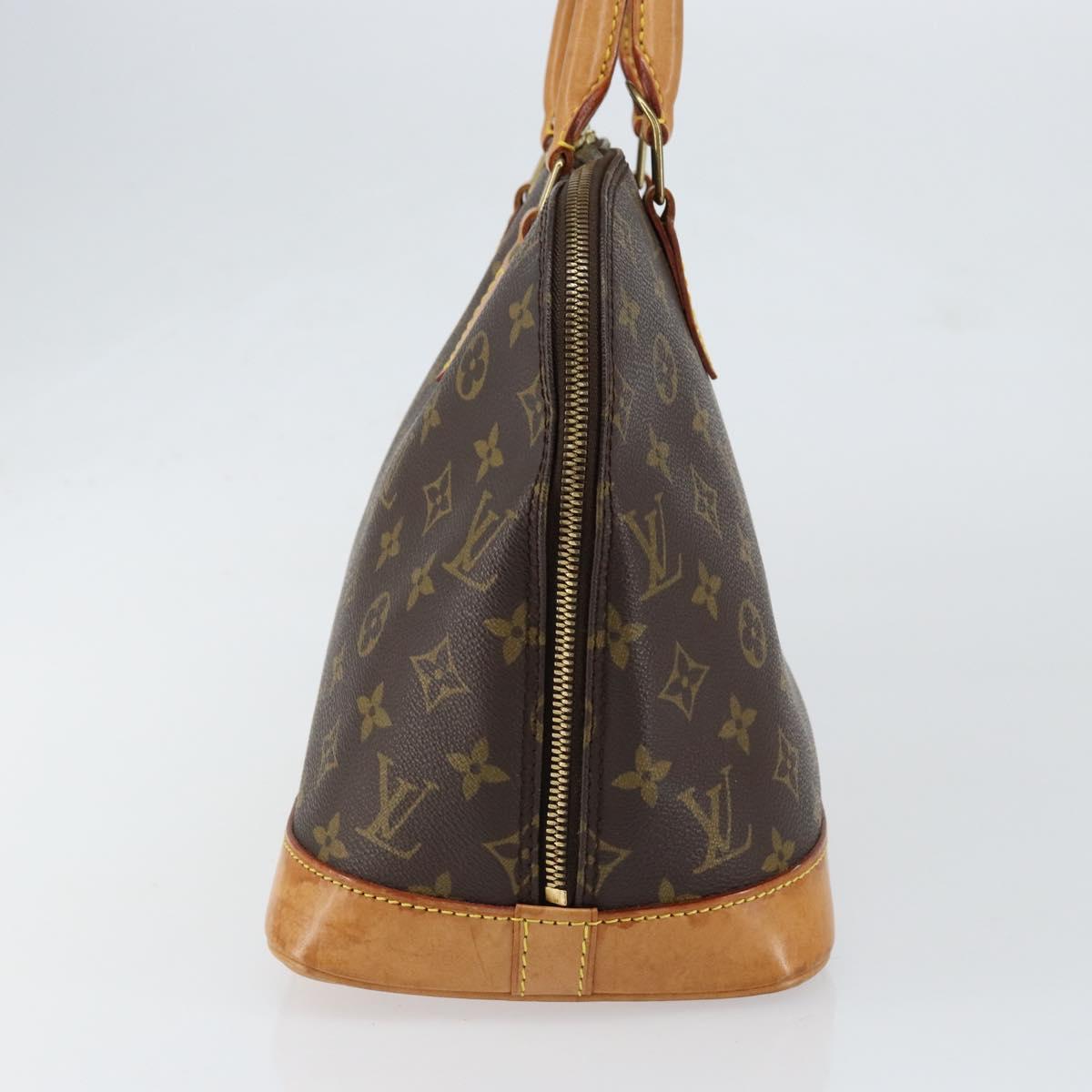 LOUIS VUITTON Monogram Alma Hand Bag M51130 LV Auth gh1185