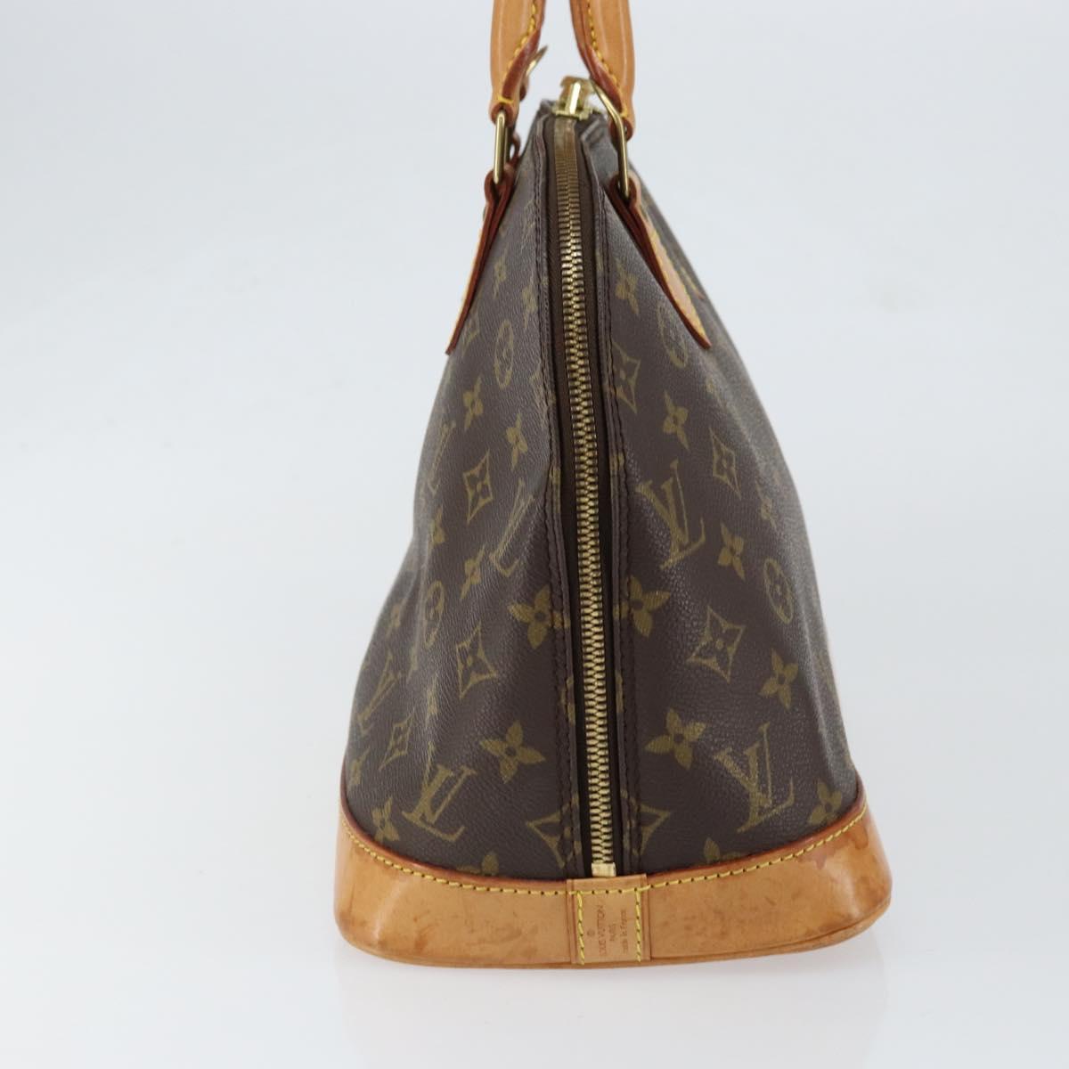 LOUIS VUITTON Monogram Alma Hand Bag M51130 LV Auth gh1185