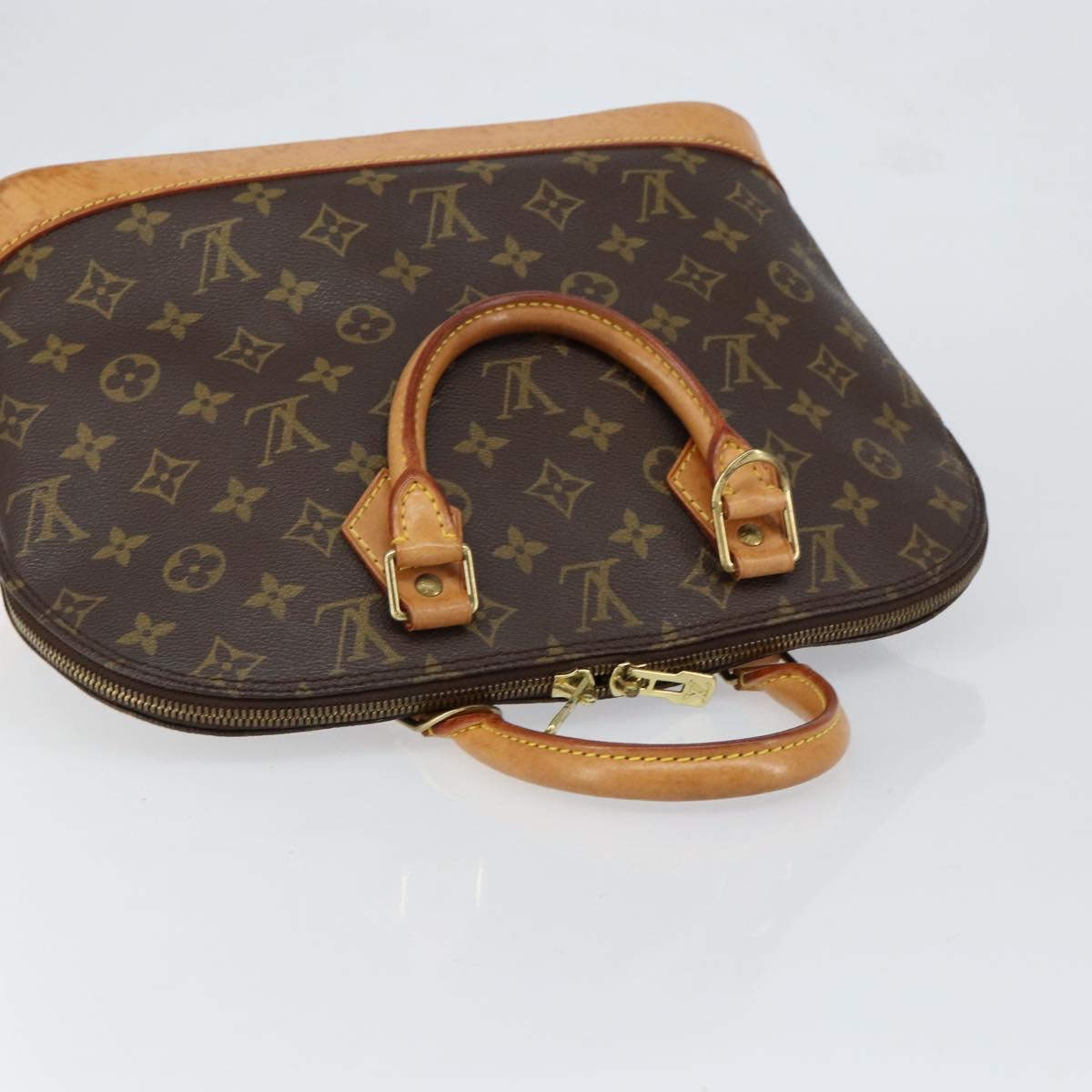 LOUIS VUITTON Monogram Alma Hand Bag M51130 LV Auth gh1185