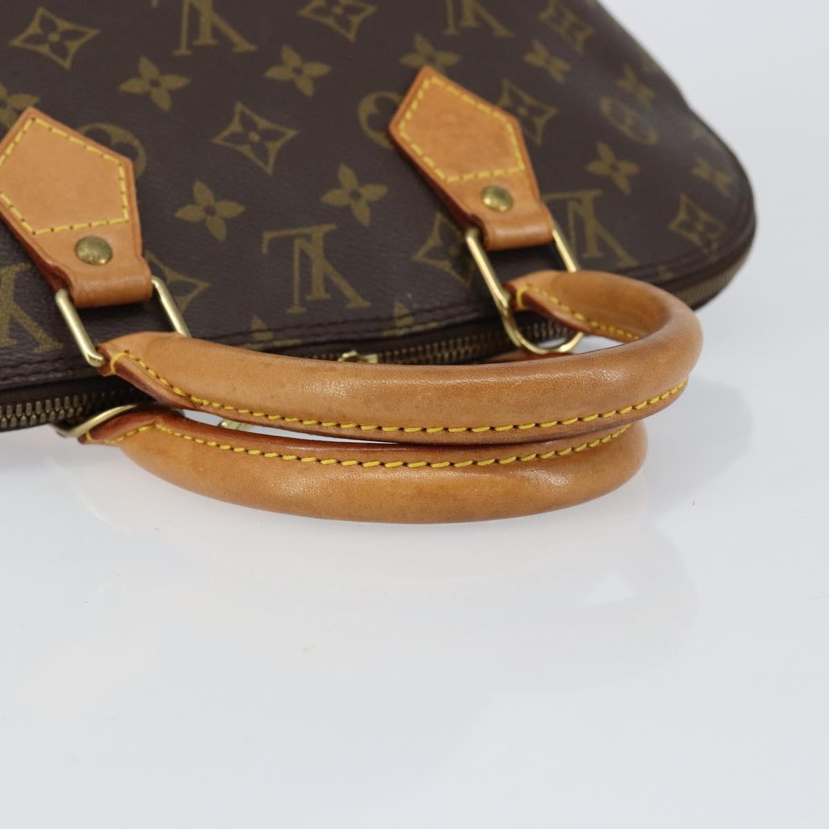LOUIS VUITTON Monogram Alma Hand Bag M51130 LV Auth gh1185