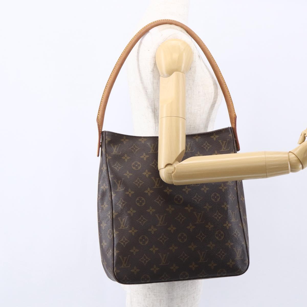 LOUIS VUITTON Monogram Looping GM Shoulder Bag M51145 LV Auth gh1186