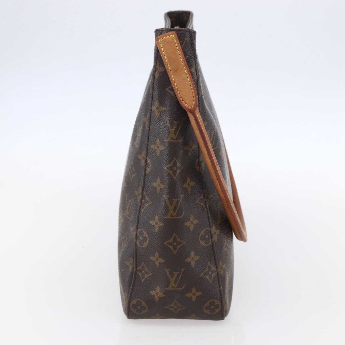 LOUIS VUITTON Monogram Looping GM Shoulder Bag M51145 LV Auth gh1186