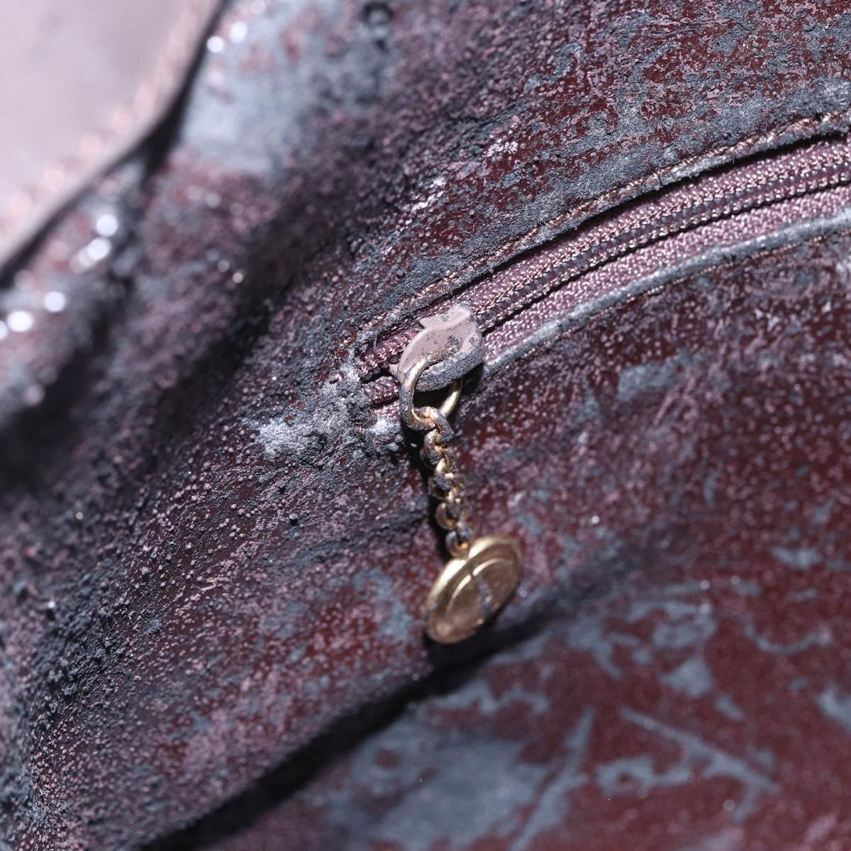 GUCCI Bamboo Shoulder Bag Leather 2way Brown Gold 001 1705 1638 Auth gh1190