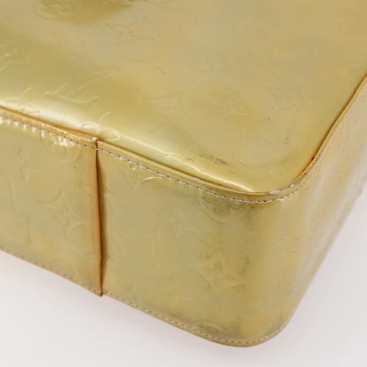 LOUIS VUITTON Monogram Vernis Columbus Tote Bag Gris M91028 LV Auth gh1198