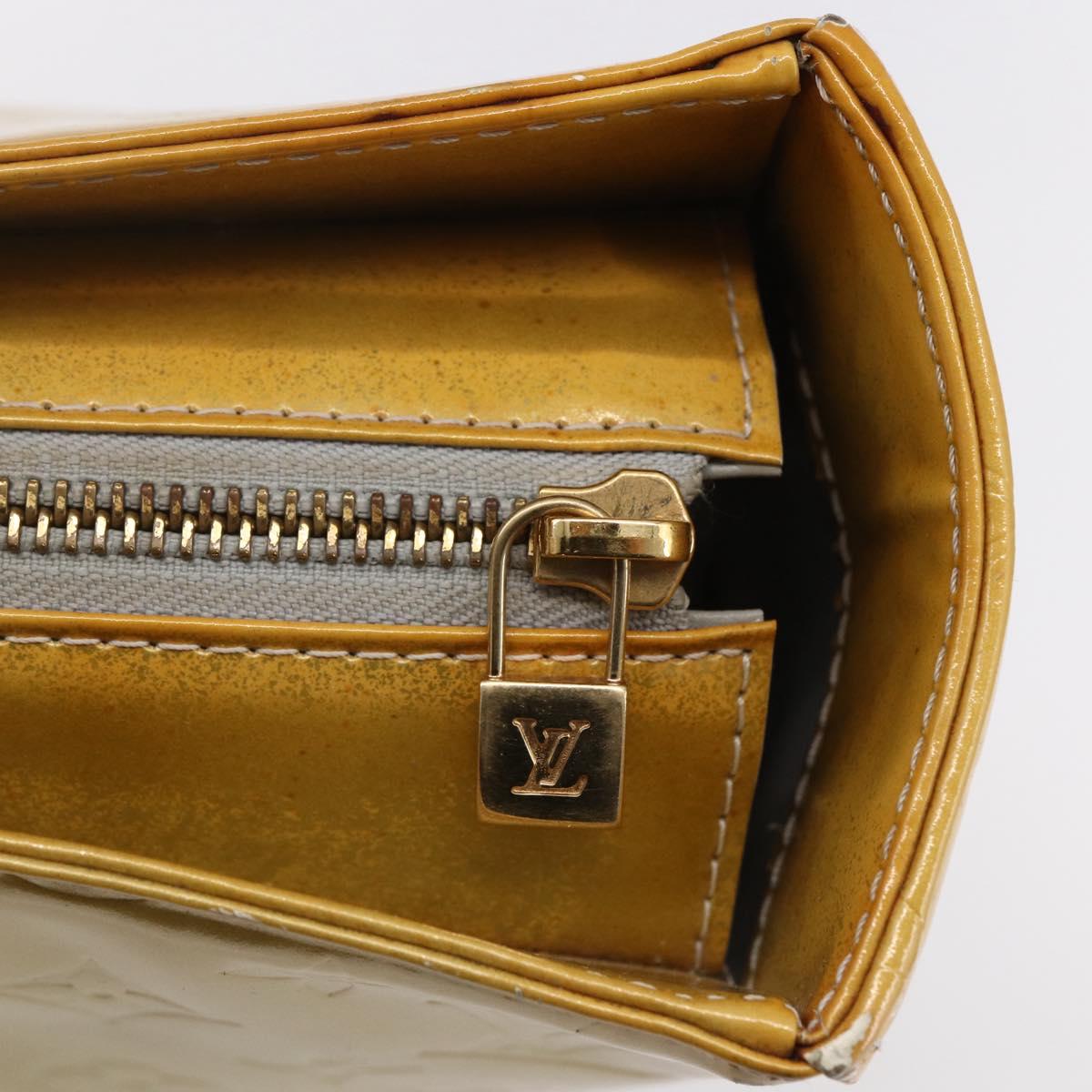 LOUIS VUITTON Monogram Vernis Columbus Tote Bag Gris M91028 LV Auth gh1198