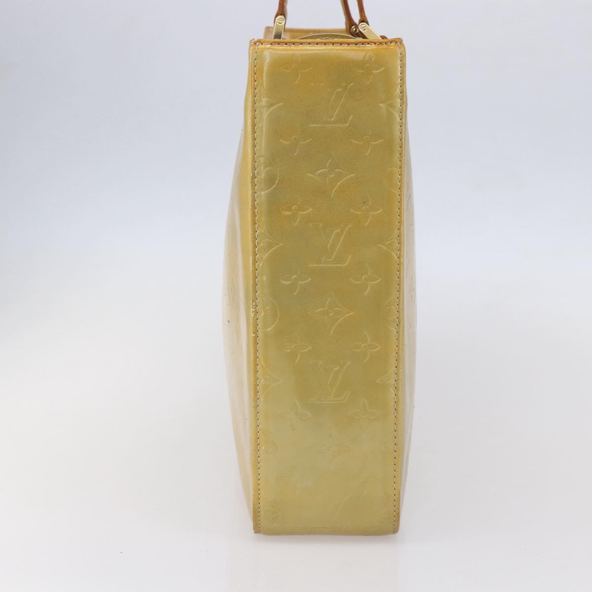 LOUIS VUITTON Monogram Vernis Columbus Tote Bag Gris M91028 LV Auth gh1198