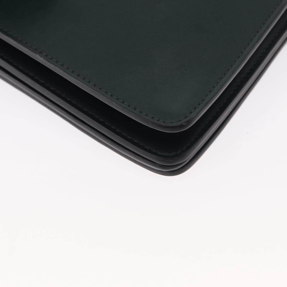 Chloe Fay Shoulder Bag Suede Leather Khaki Gold Auth gh1201