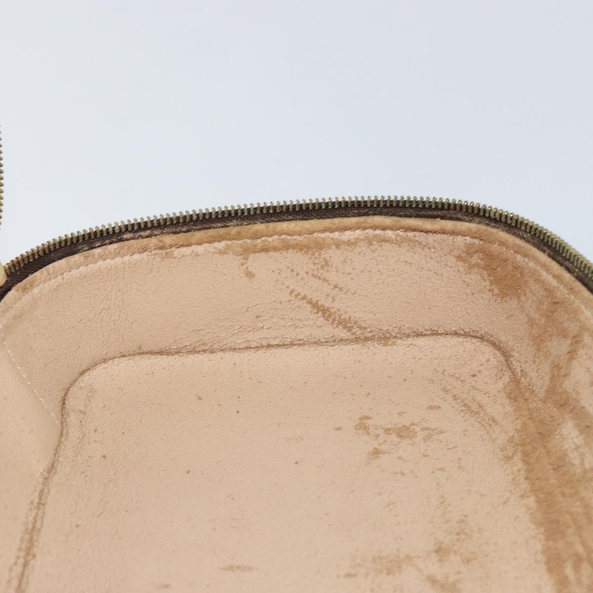 LOUIS VUITTON Monogram Trousse Boite Cosmetic Pouch M47640 LV Auth gh1205