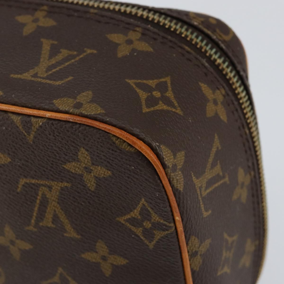 LOUIS VUITTON Monogram Trousse Boite Cosmetic Pouch M47640 LV Auth gh1205