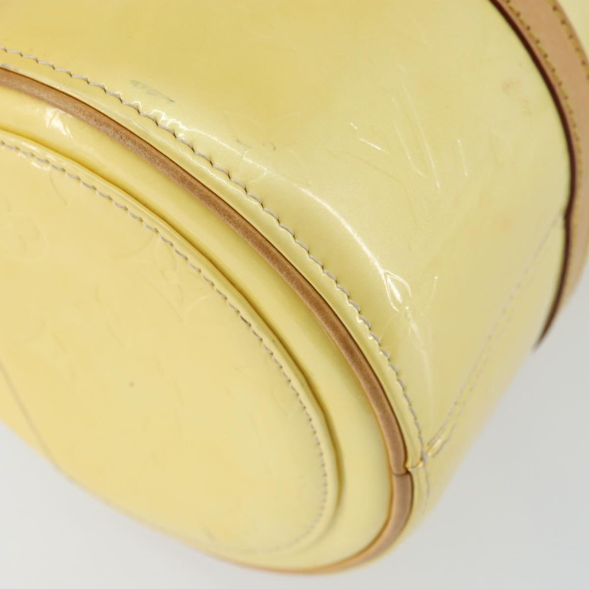 LOUIS VUITTON Monogram Vernis Bedford Hand Bag Perle M91006 LV Auth gh1206