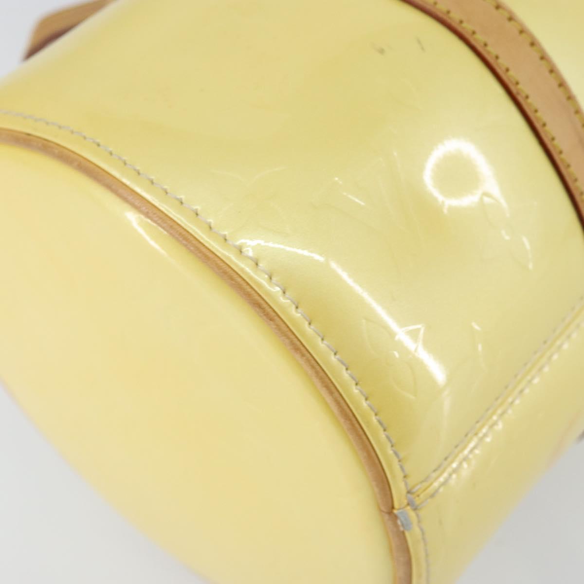 LOUIS VUITTON Monogram Vernis Bedford Hand Bag Perle M91006 LV Auth gh1206