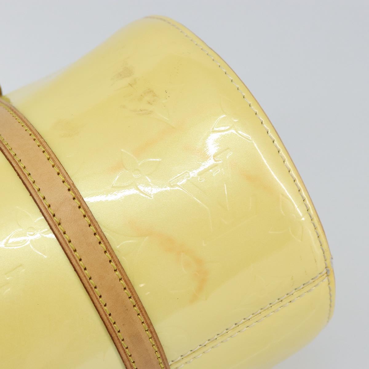 LOUIS VUITTON Monogram Vernis Bedford Hand Bag Perle M91006 LV Auth gh1206