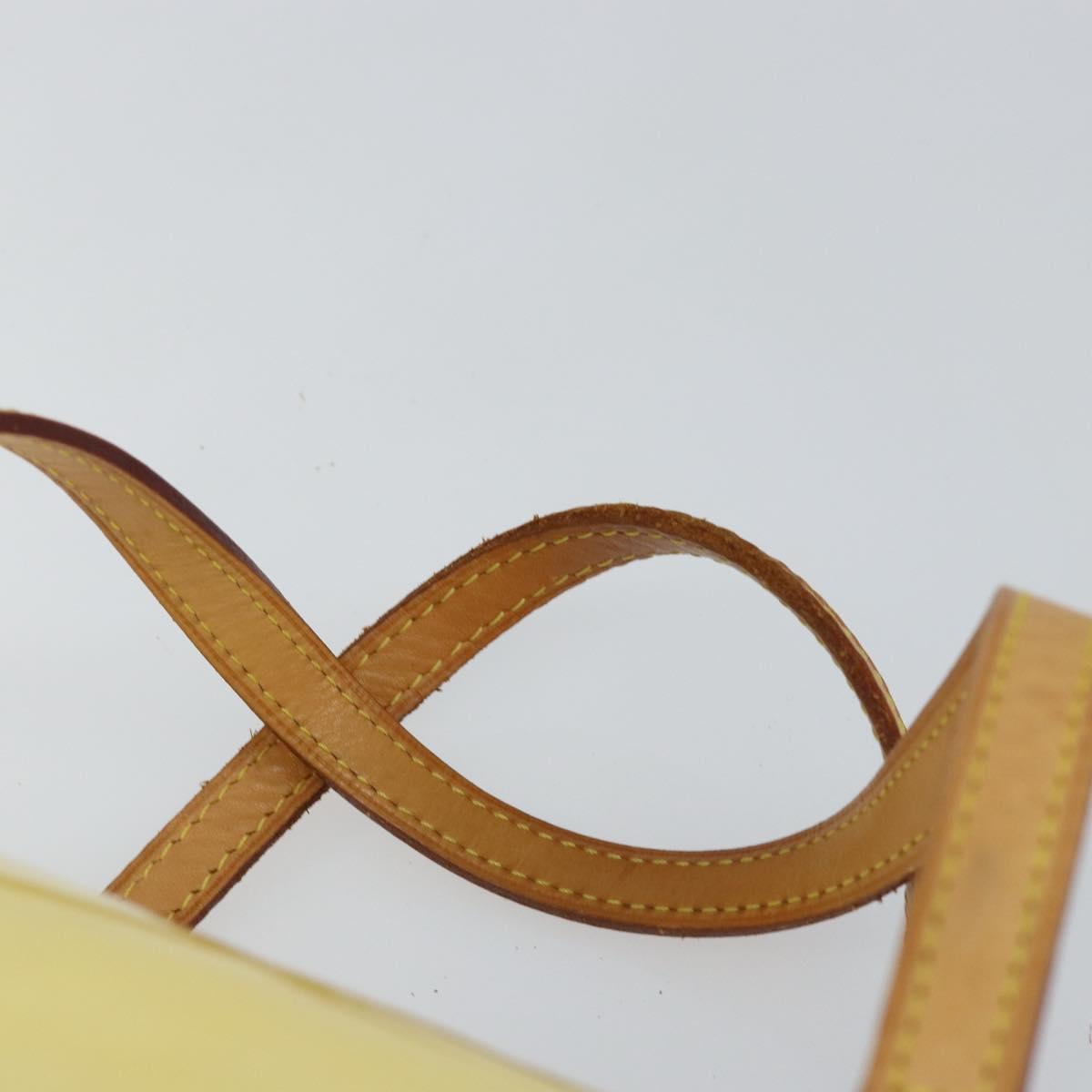 LOUIS VUITTON Monogram Vernis Bedford Hand Bag Perle M91006 LV Auth gh1206