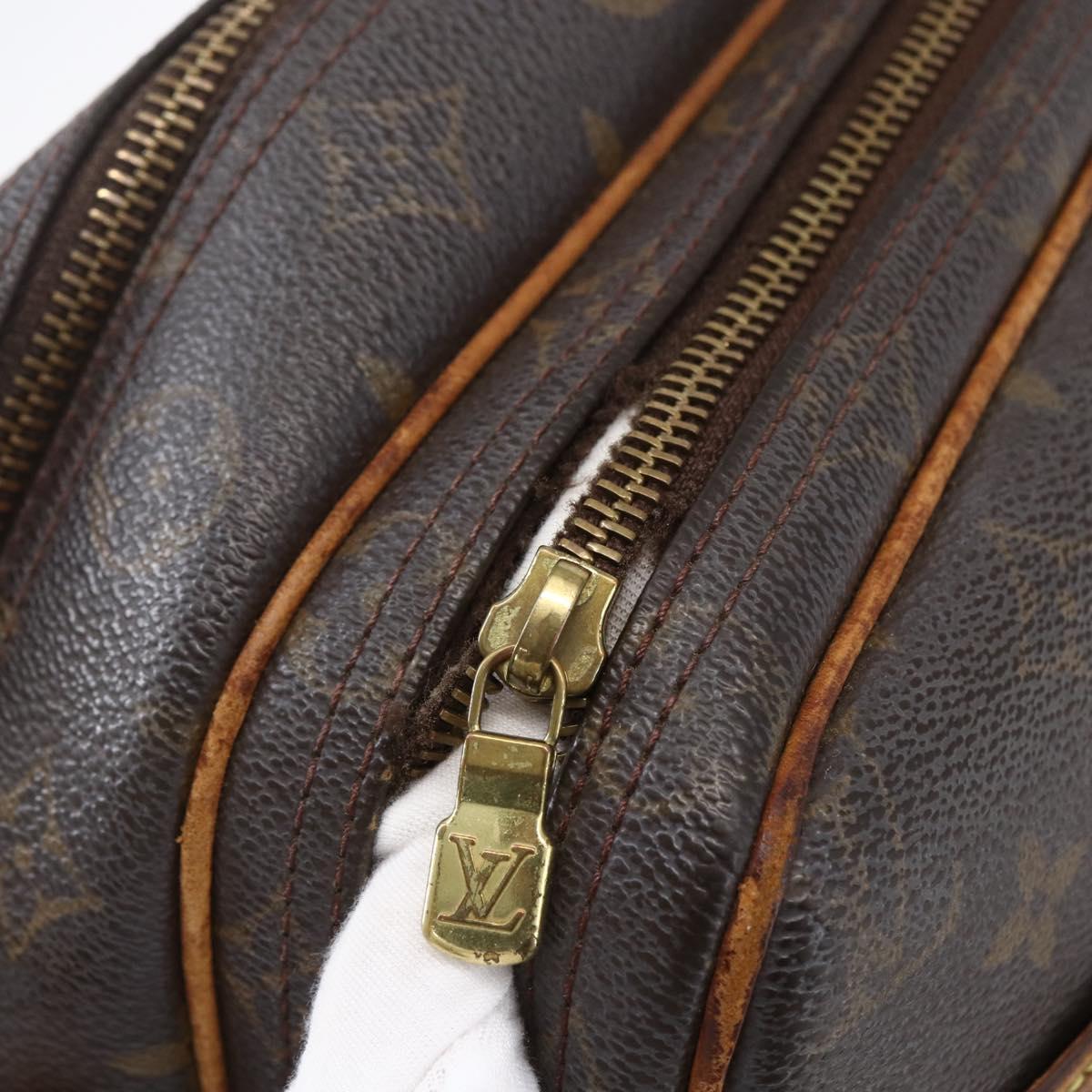 LOUIS VUITTON Monogram Reporter PM Shoulder Bag M45254 LV Auth gh1209