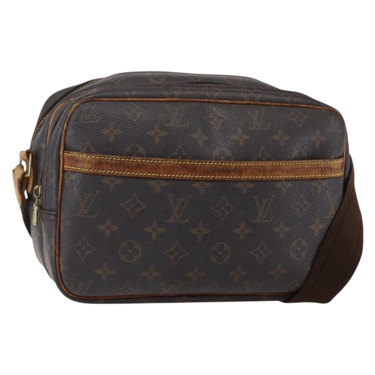 LOUIS VUITTON Monogram Reporter PM Shoulder Bag M45254 LV Auth gh1209