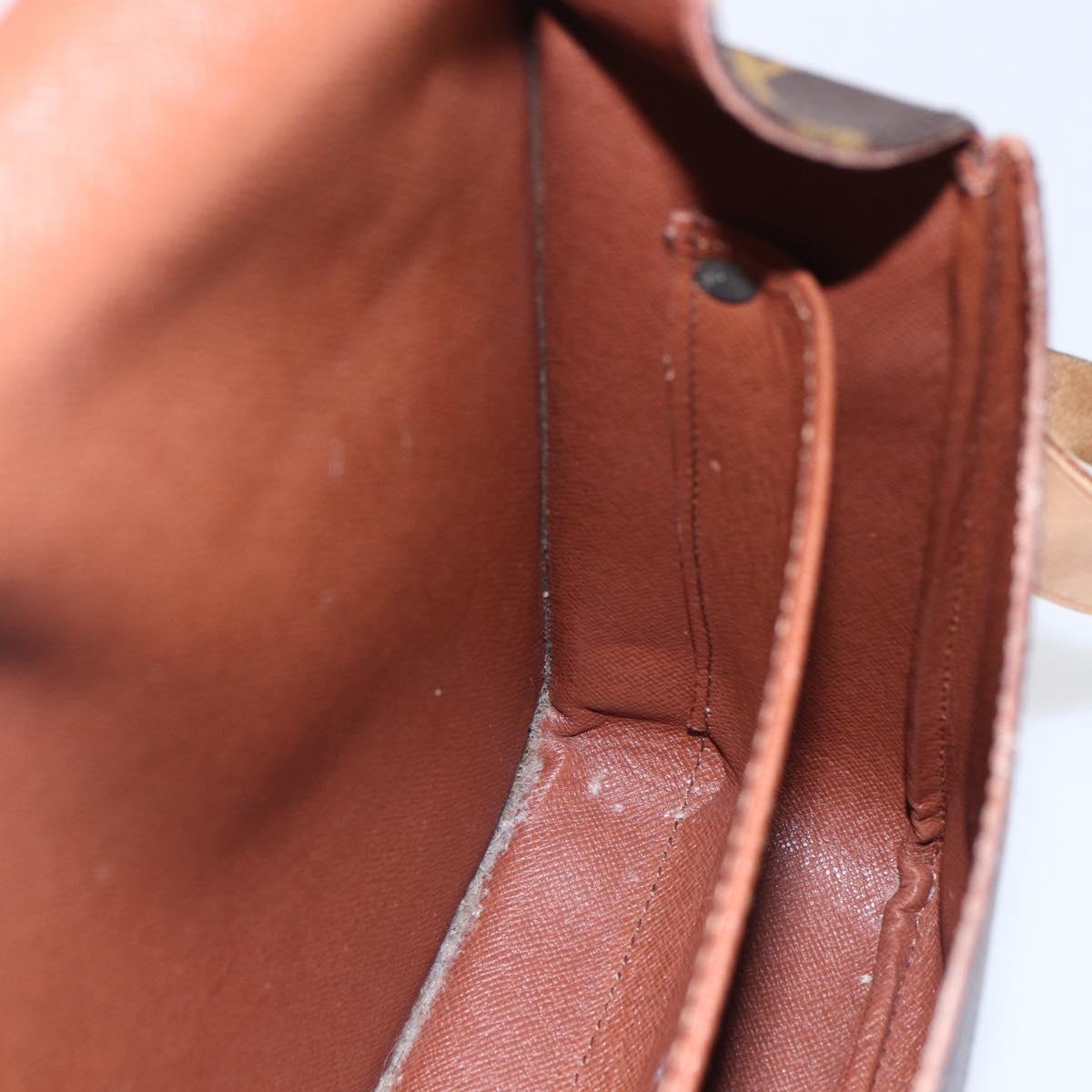 LOUIS VUITTON Monogram Cartouchiere GM Shoulder Bag M51252 LV Auth gh1217